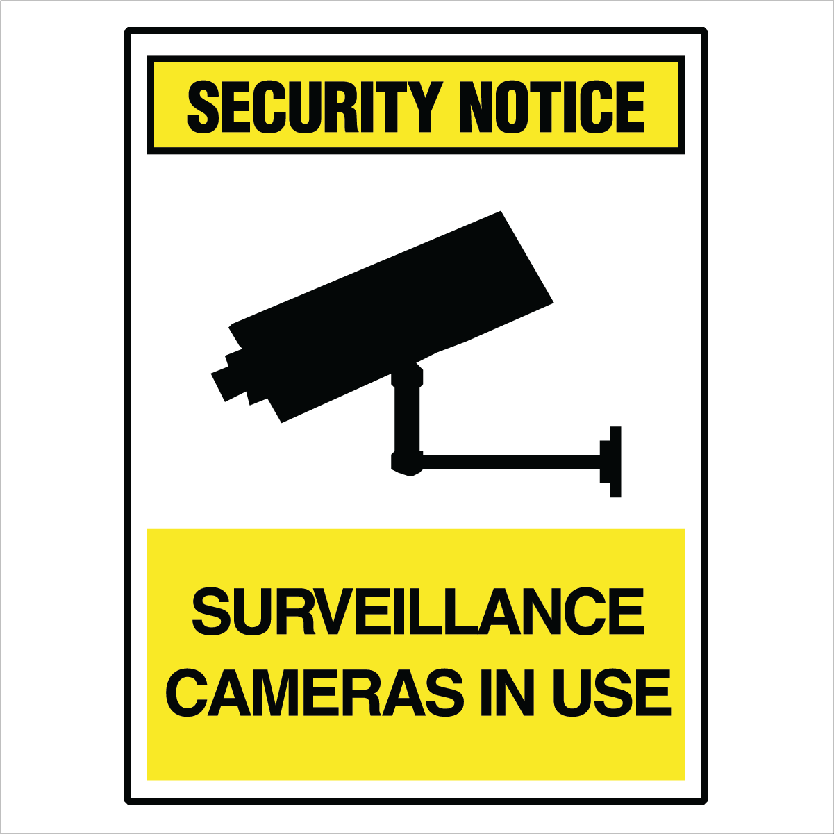 Security and Surveillance Signs