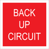 Back Up Circuit - Red and White