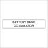 Battery Bank DC Isolator