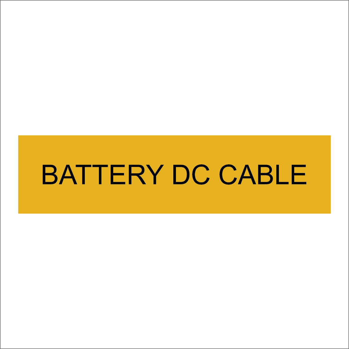 Battery DC Cable