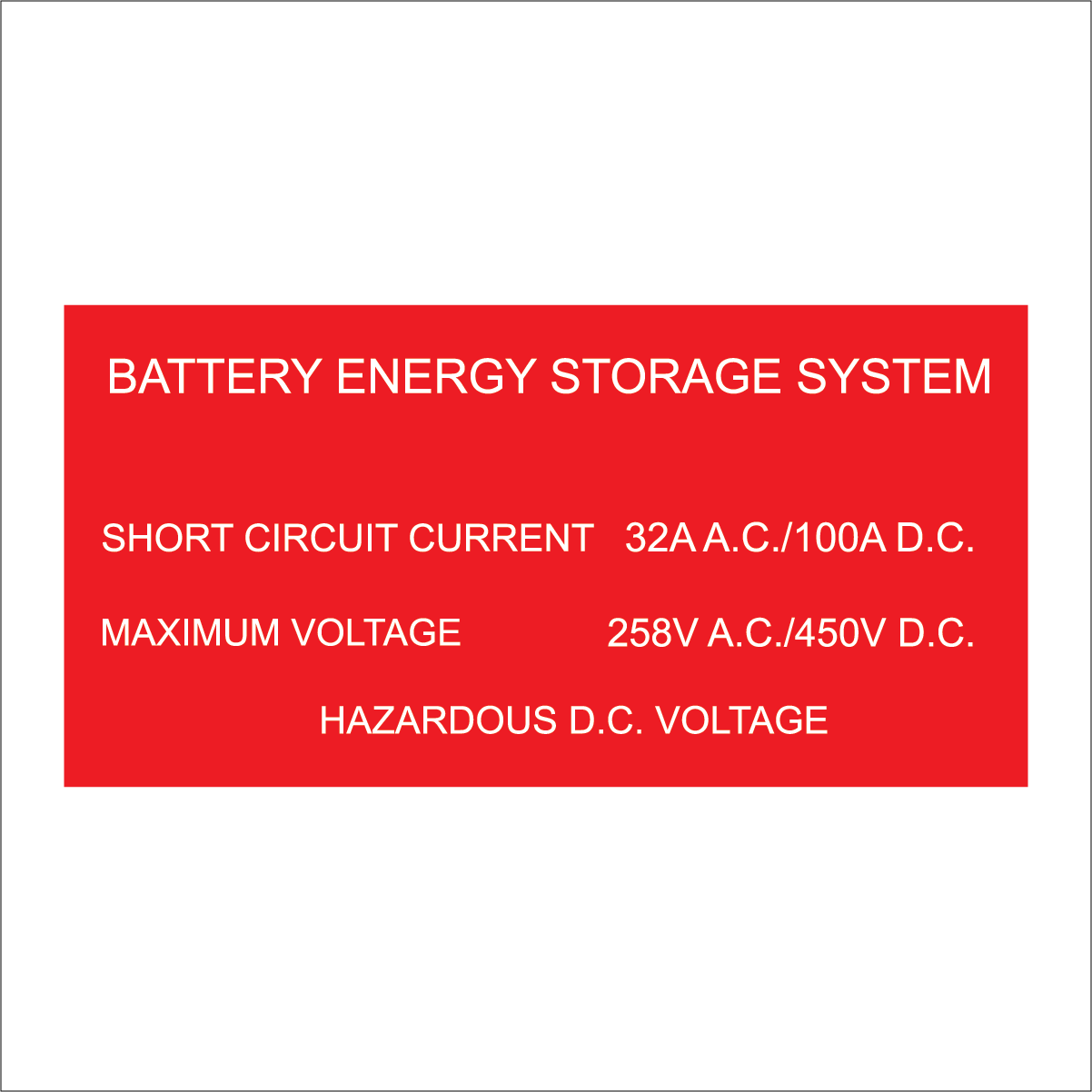 Battery Energy Storage System