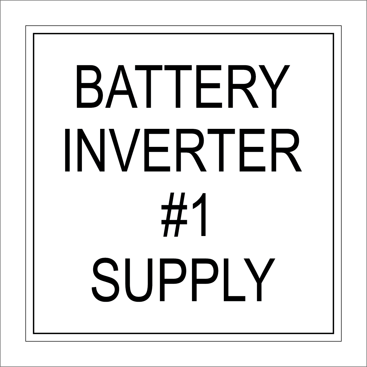 Battery Inverter Supply 1