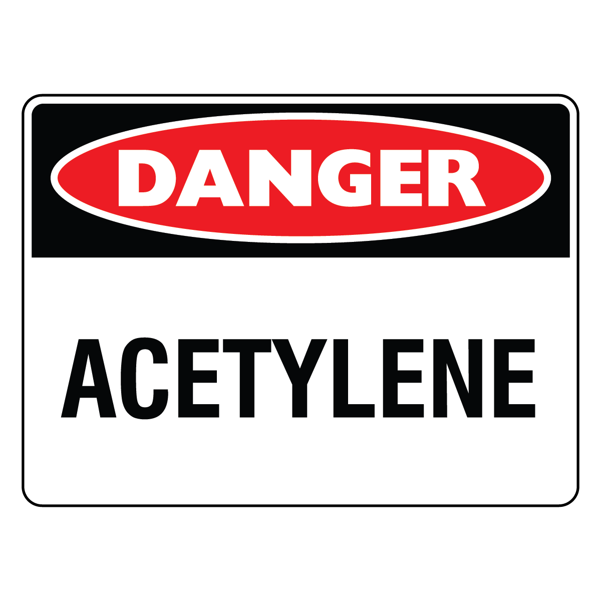 Danger - Acetylene Sign