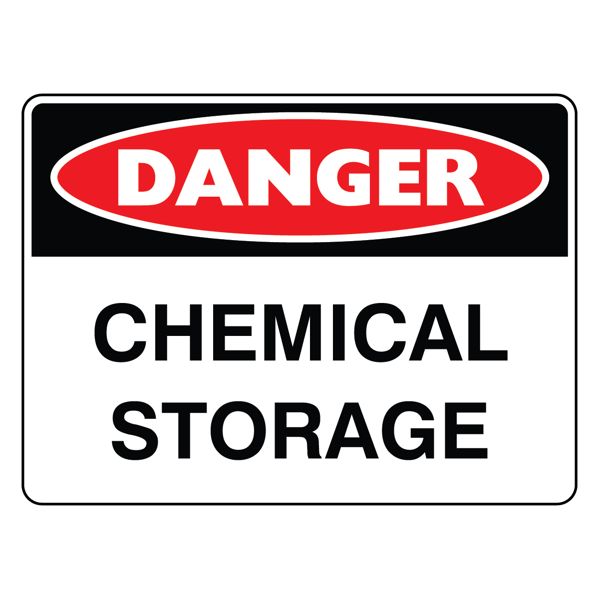 Danger - Chemical Storage Sign