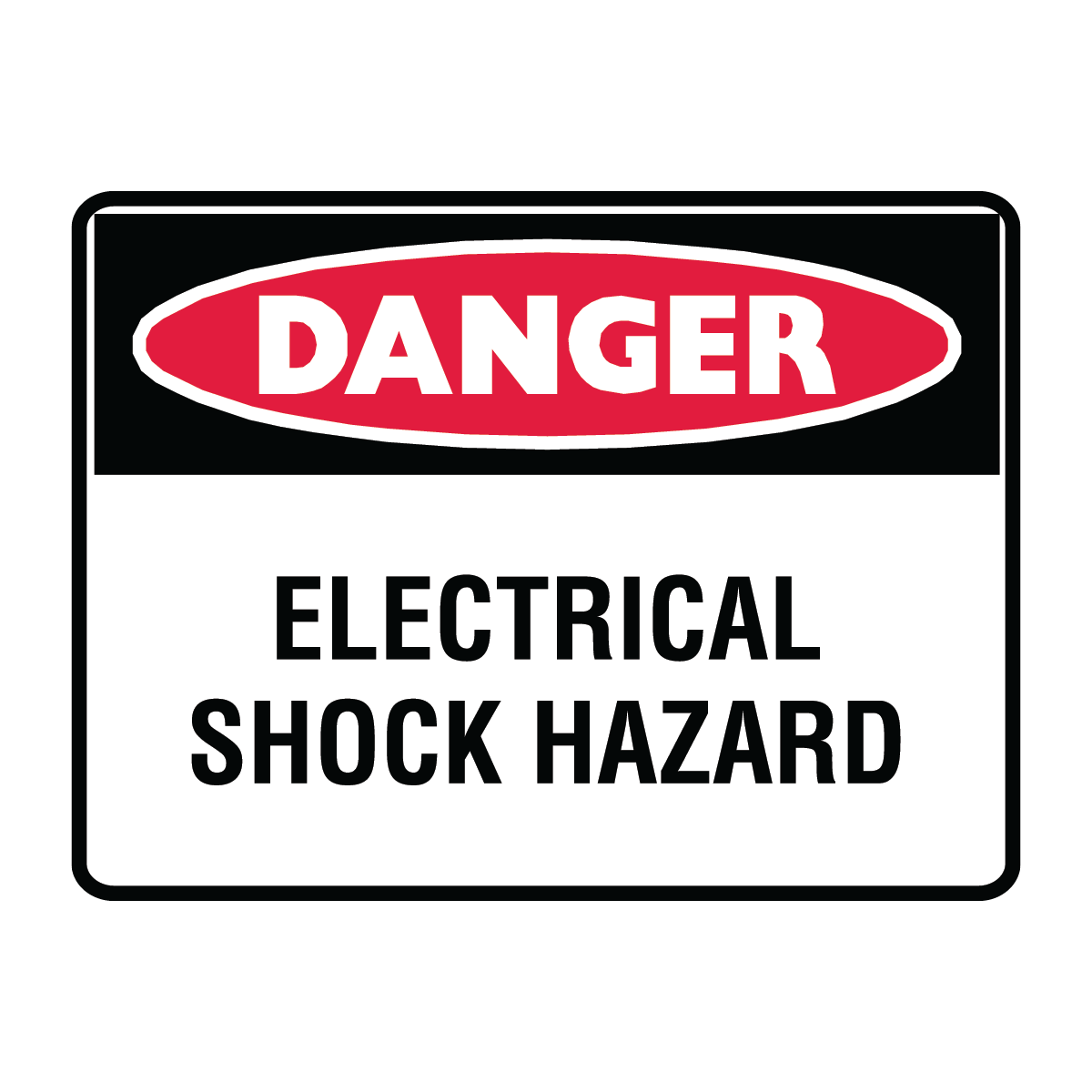 Danger - Electrical Shock Hazard Sign