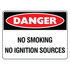 Danger - No Smoking No Ignition Sign