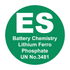 ES Battery Chemistry Lithium Ferro Phosphate 3481