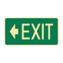 Exit & Evacuation - Exit Left Arrow Sign