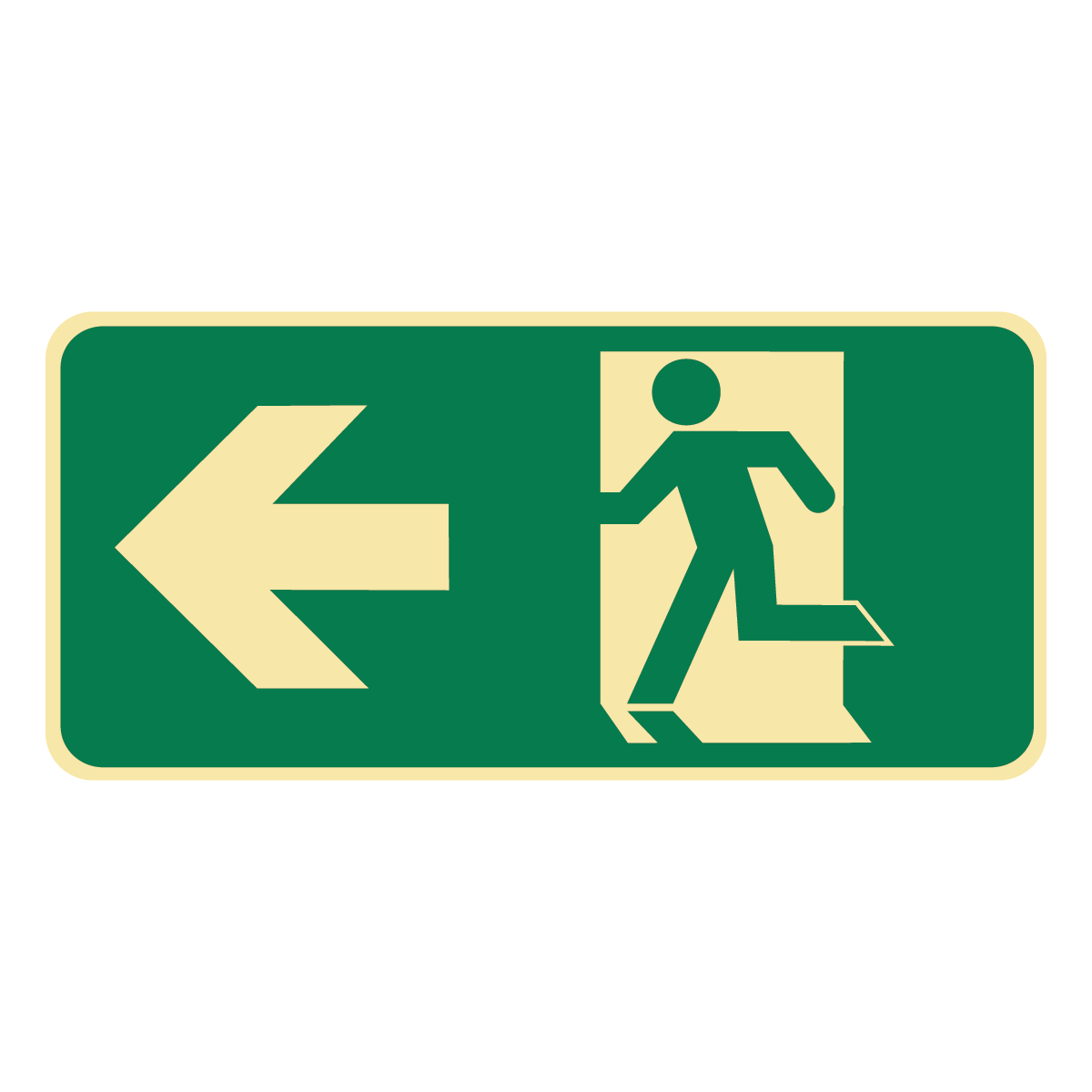 Exit & Evacuation - Exit Symbol Left Arrow Sign