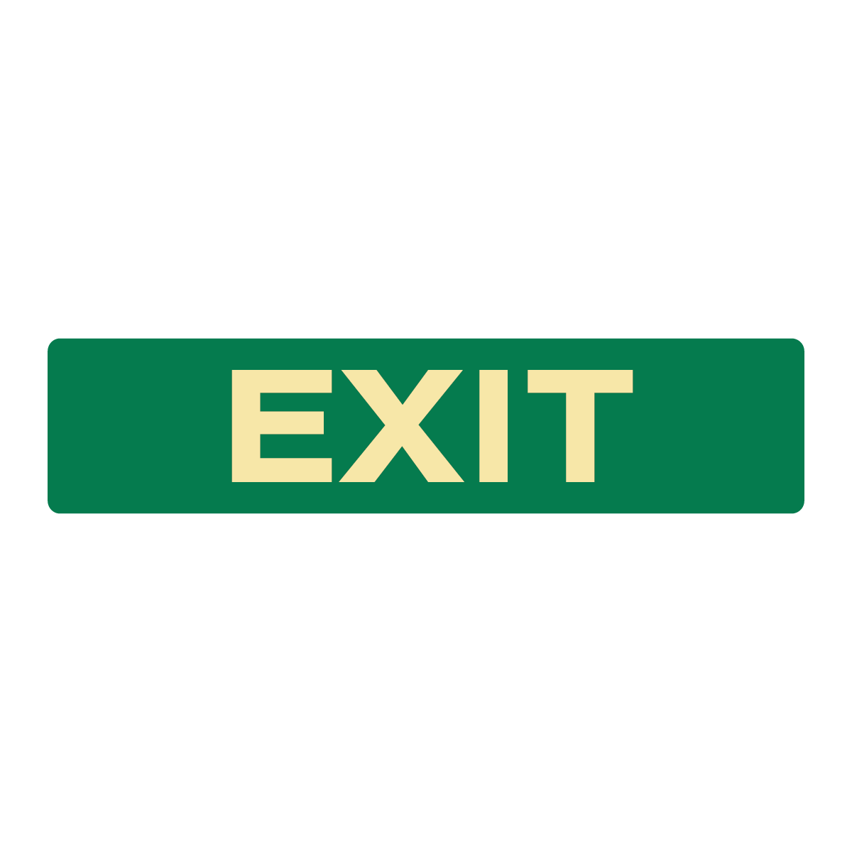 Exit & Evacuation - Exit narrow Sign