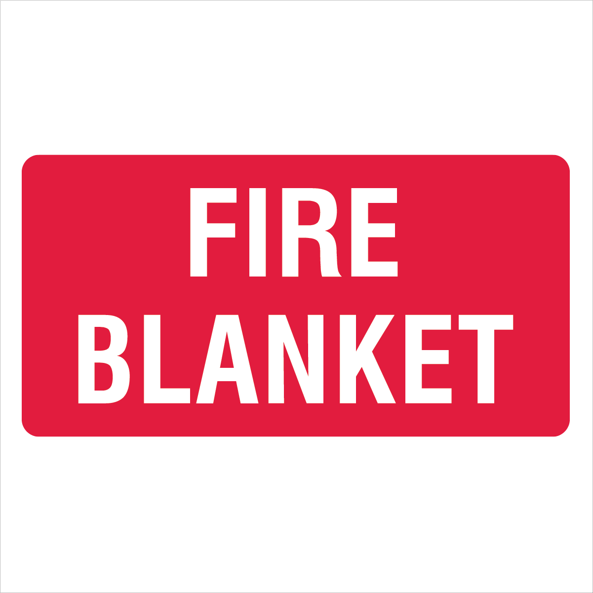 Fire Safety Equipment - Fire Blanket Sign