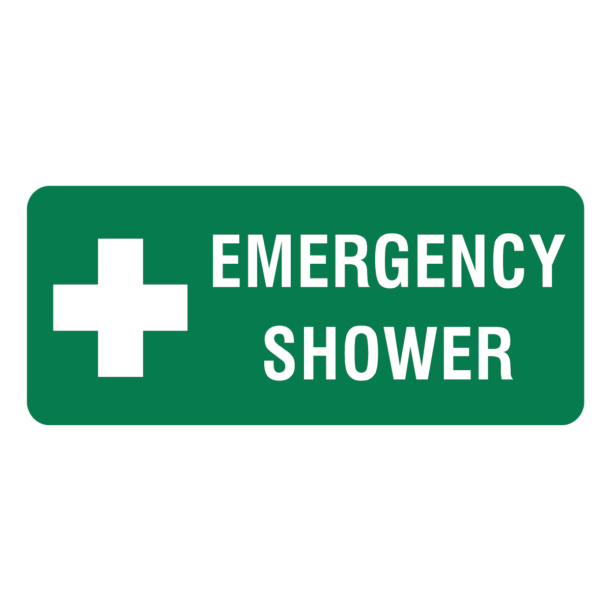 First Aid And Emergency - Emergency Shower Sign