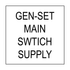 GEN-SET Main Switch Supply