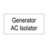 Generator AC Isolator