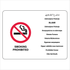 Multilingual - Smoking Prohibited Sign