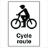 Public Area - Cycle Route Sign