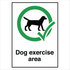 Public Area - Dog Exercise Area Sign