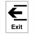 Public Area - Exit Right Arrow Sign