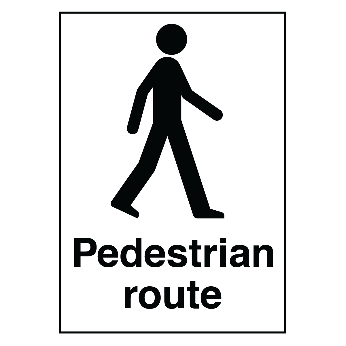 Public Area - Pedestrian Route Sign