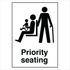 Public Area - Priority Seating Sign