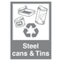 Public Area - Steel Cans & Tins Sign