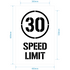 30kph Speed Limit Stencil