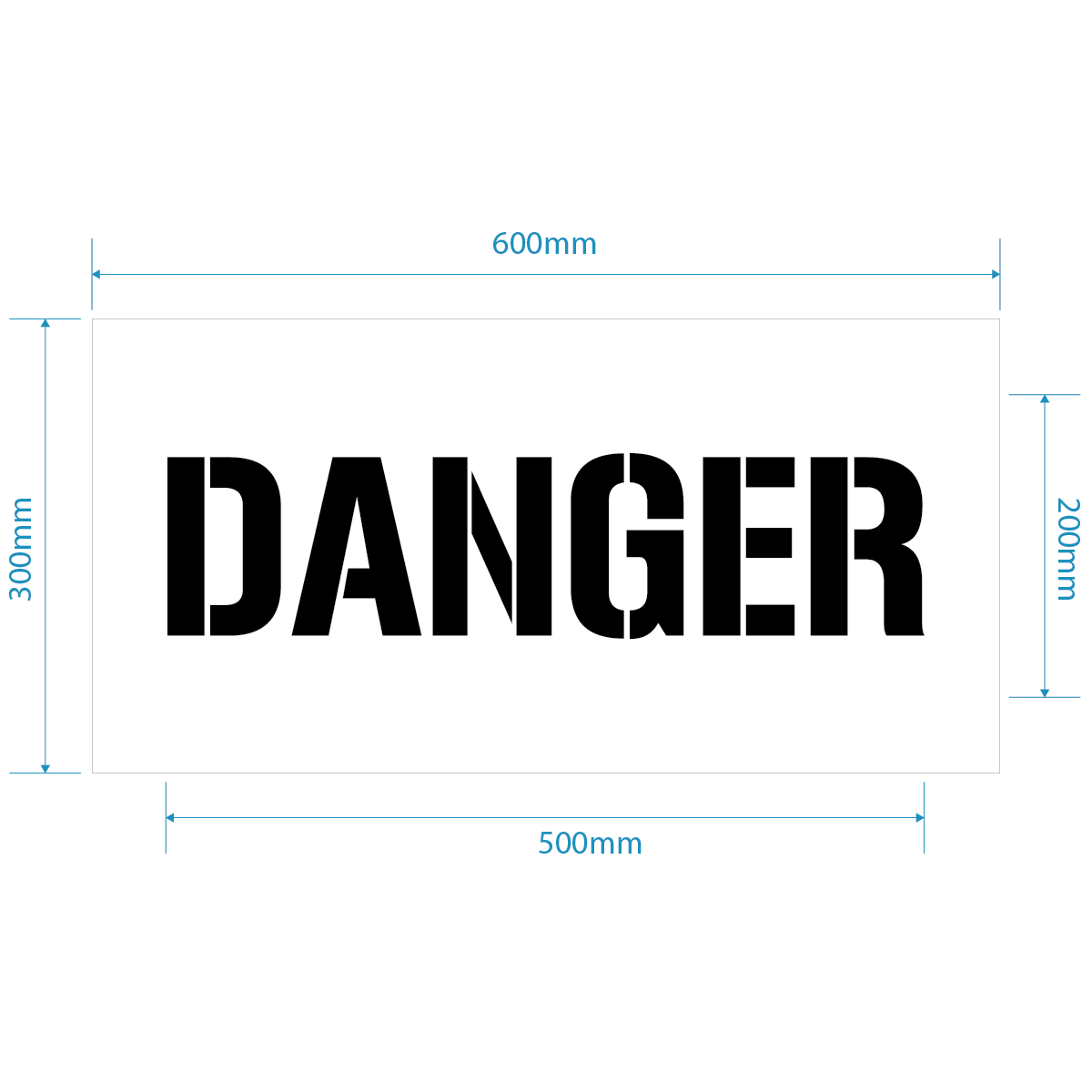 Danger Stencil