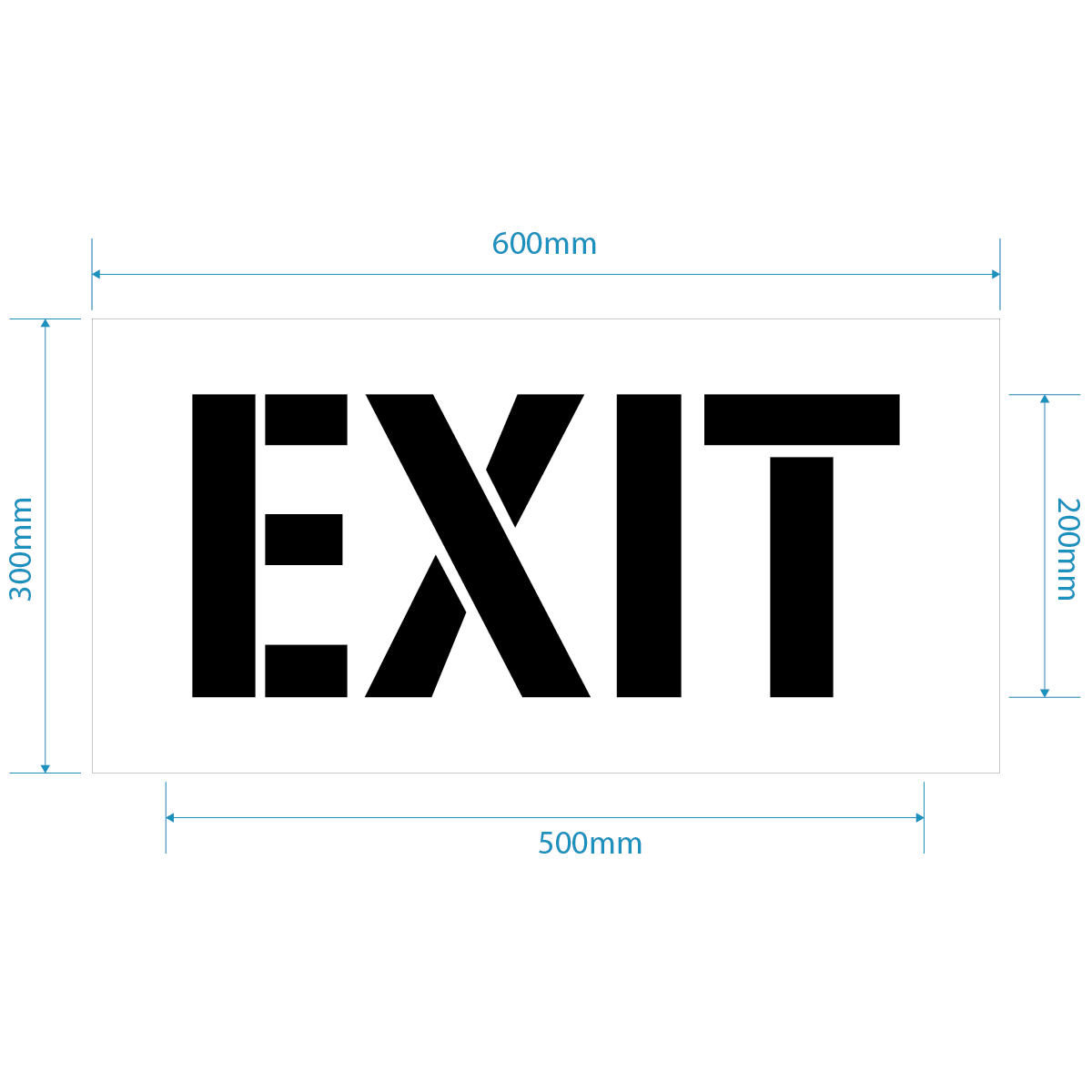 Exit Stencil