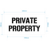 Private Property Stencil