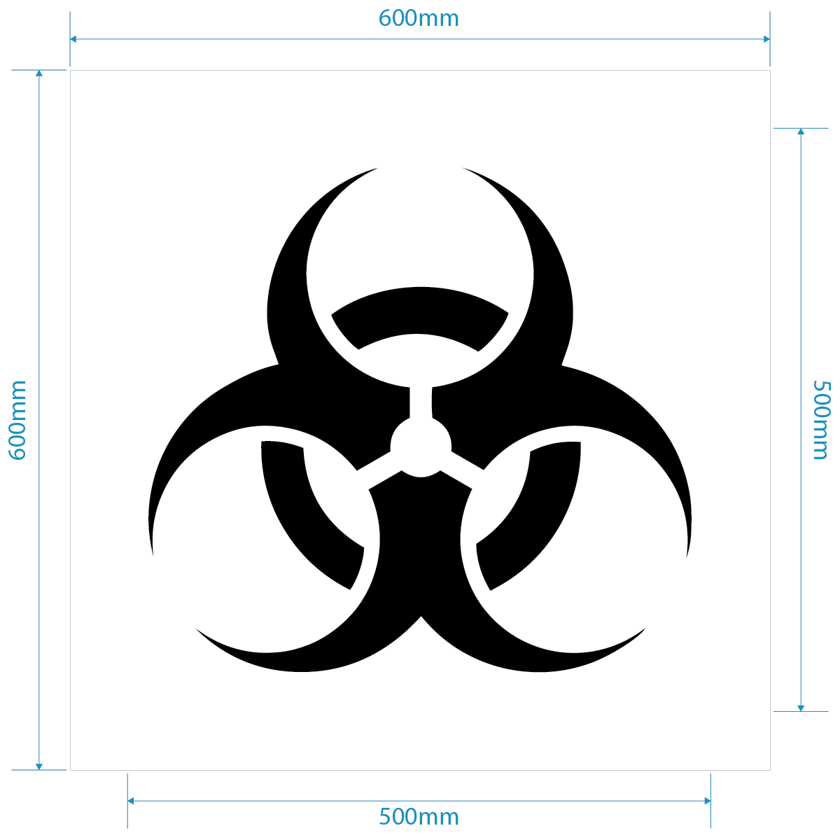 Biohazard Stencil