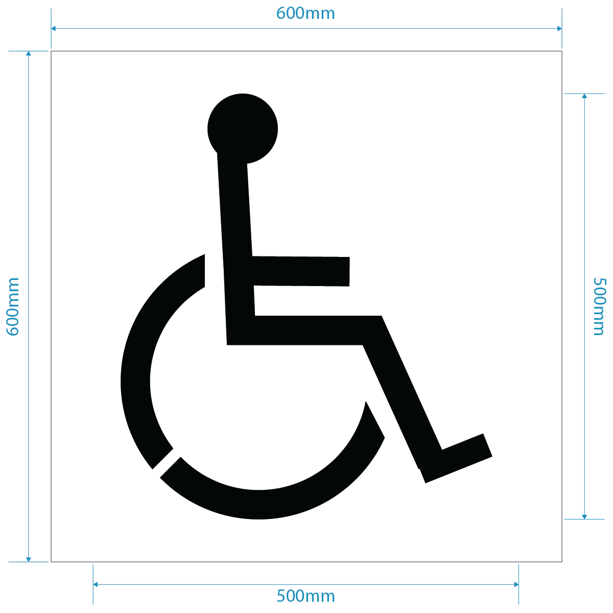 Disabled Stencil