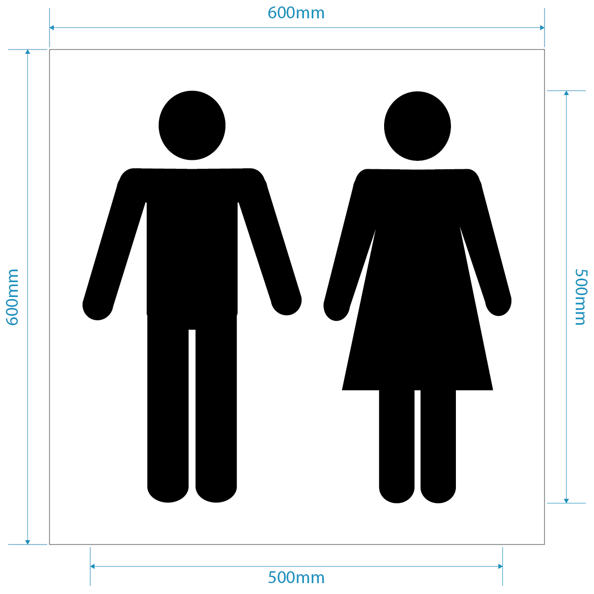 Male & Female Stencil