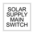 Solar Supply Main Switch (white)