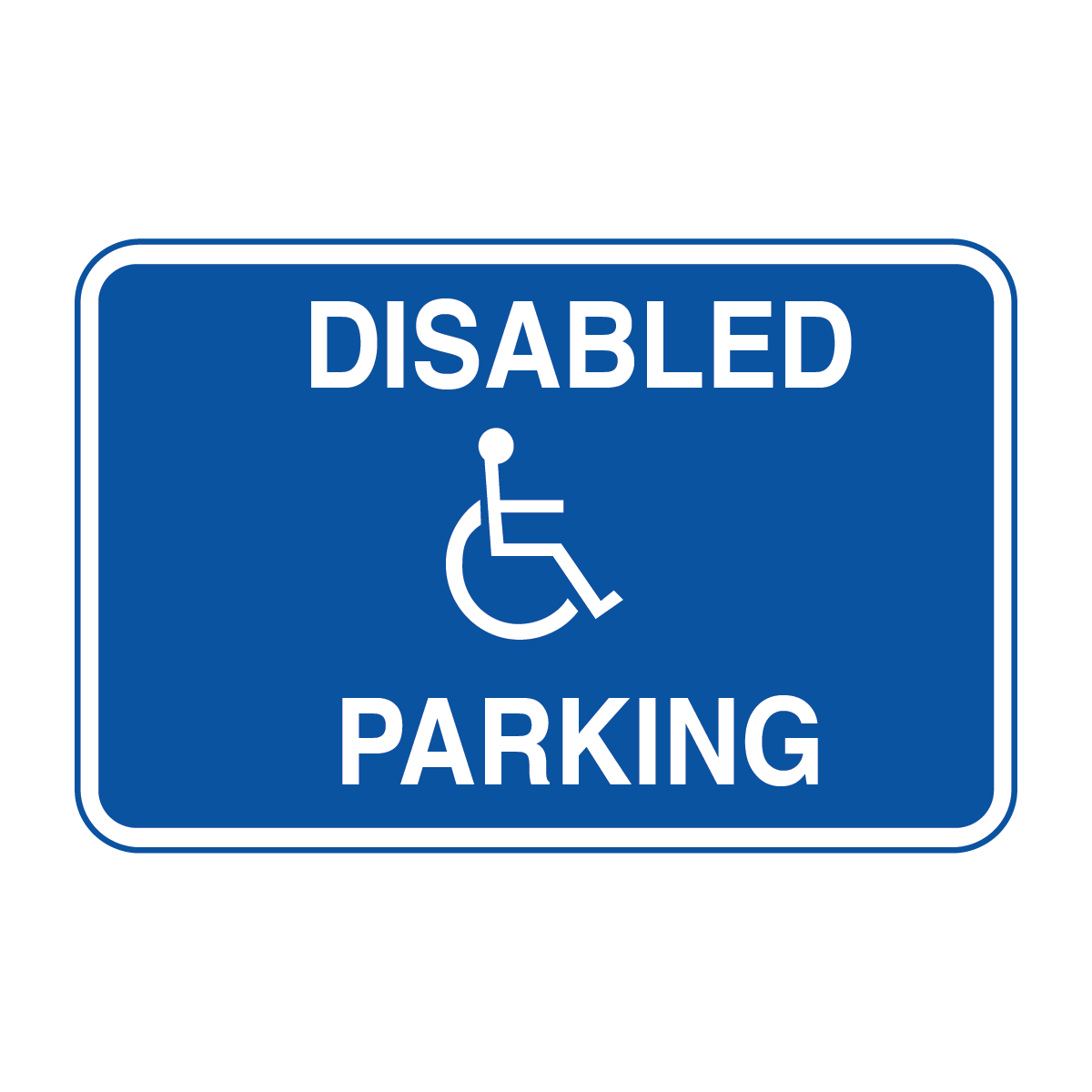 Traffic And Parking - Disabled Parking Landscape Sign