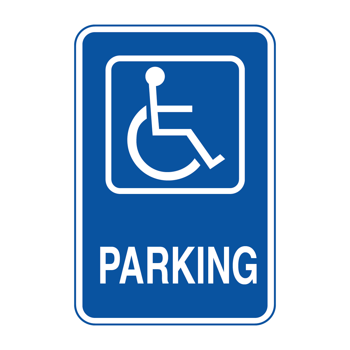 Traffic And Parking - Wheelchair Parking Sign