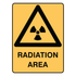 Warning - Radiation Area Sign